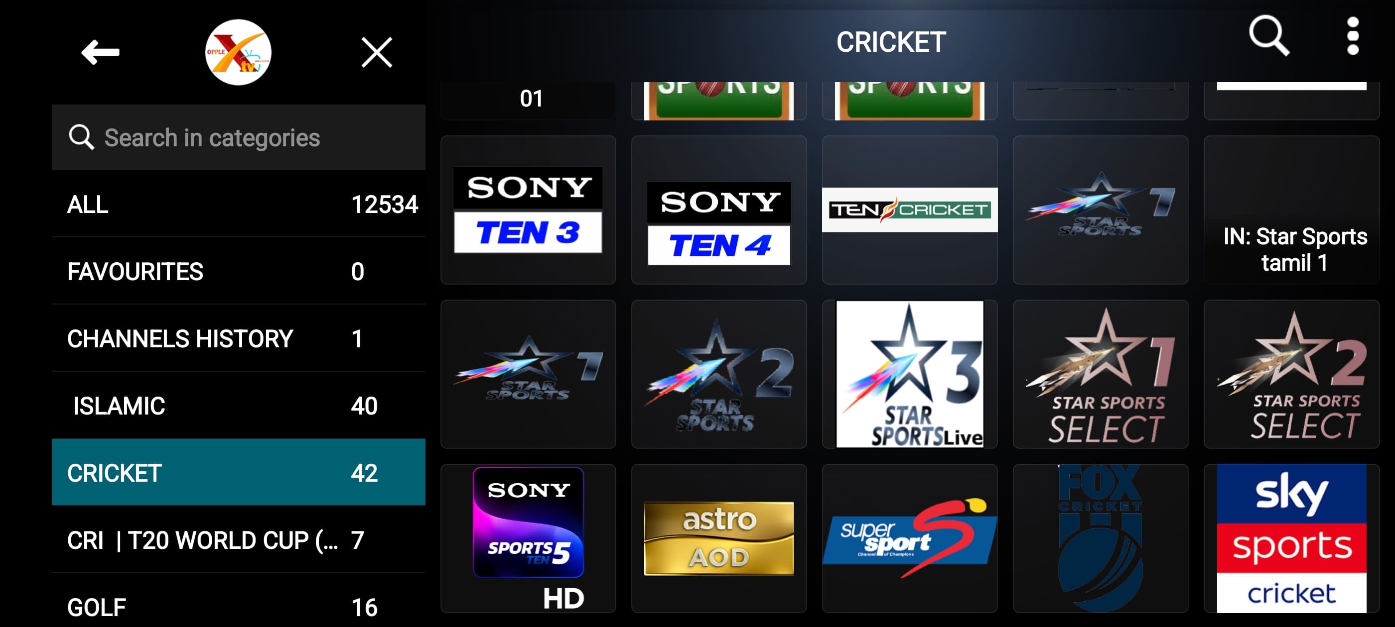 XTV Player for OPPLEX IPTV 6
